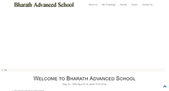 Desktop Screenshot of bharathadvancedschool.com